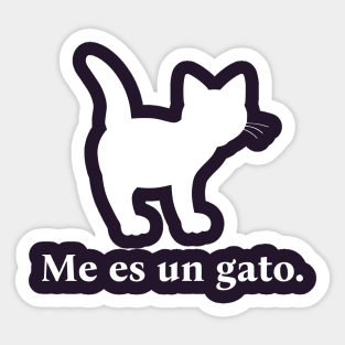 I'm A Cat (Lingua Franca Nova) Sticker